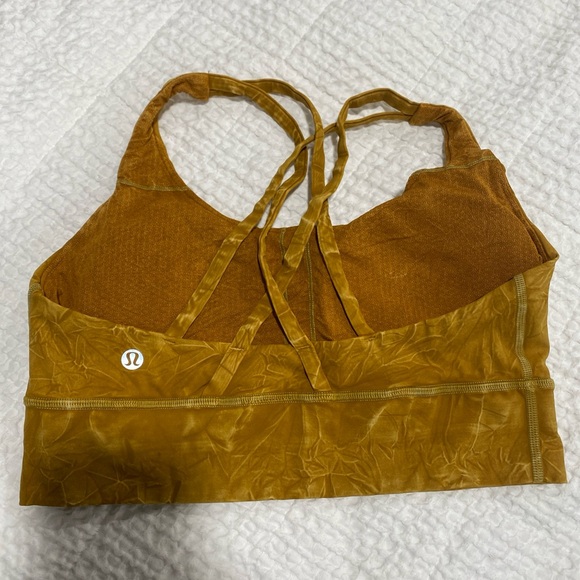 SOLD Lululemon Energy Bra LL Ice Wash Spiced Bronze Size 8 - Picture 4 of 7